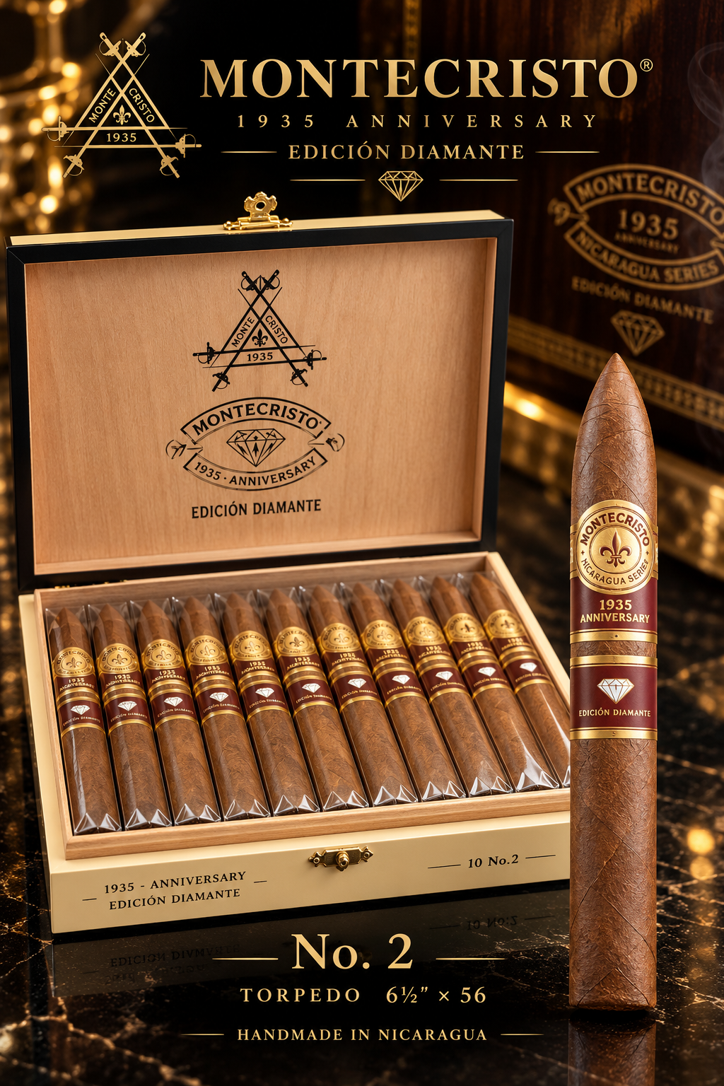 Montecristo 1935 Anniversary Edición Diamante No. 2