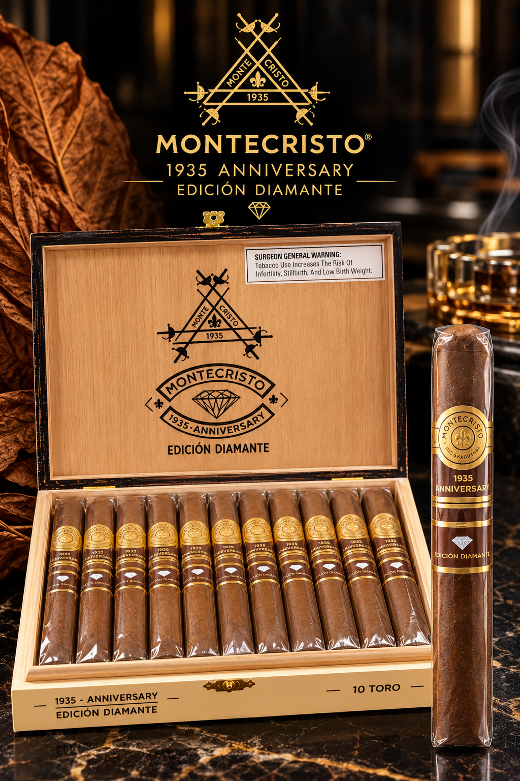 Montecristo 1935 Anniversary Edición Diamante Toro