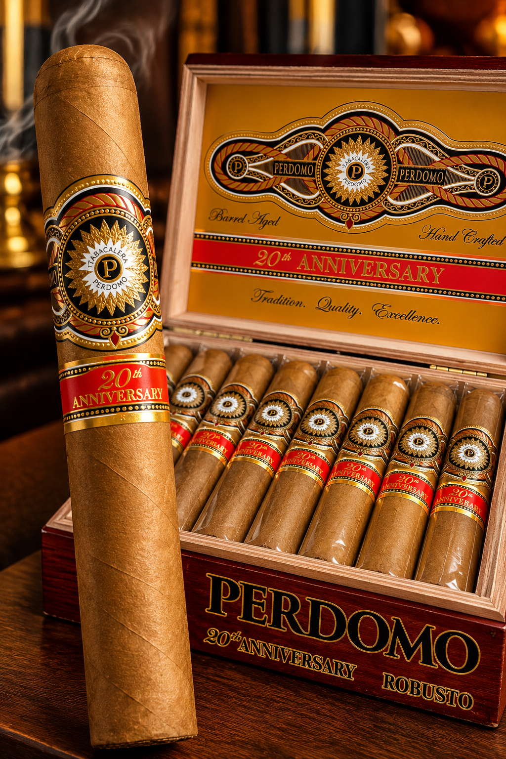 Perdomo Cigars 20th Anniversary Connecticut Robusto