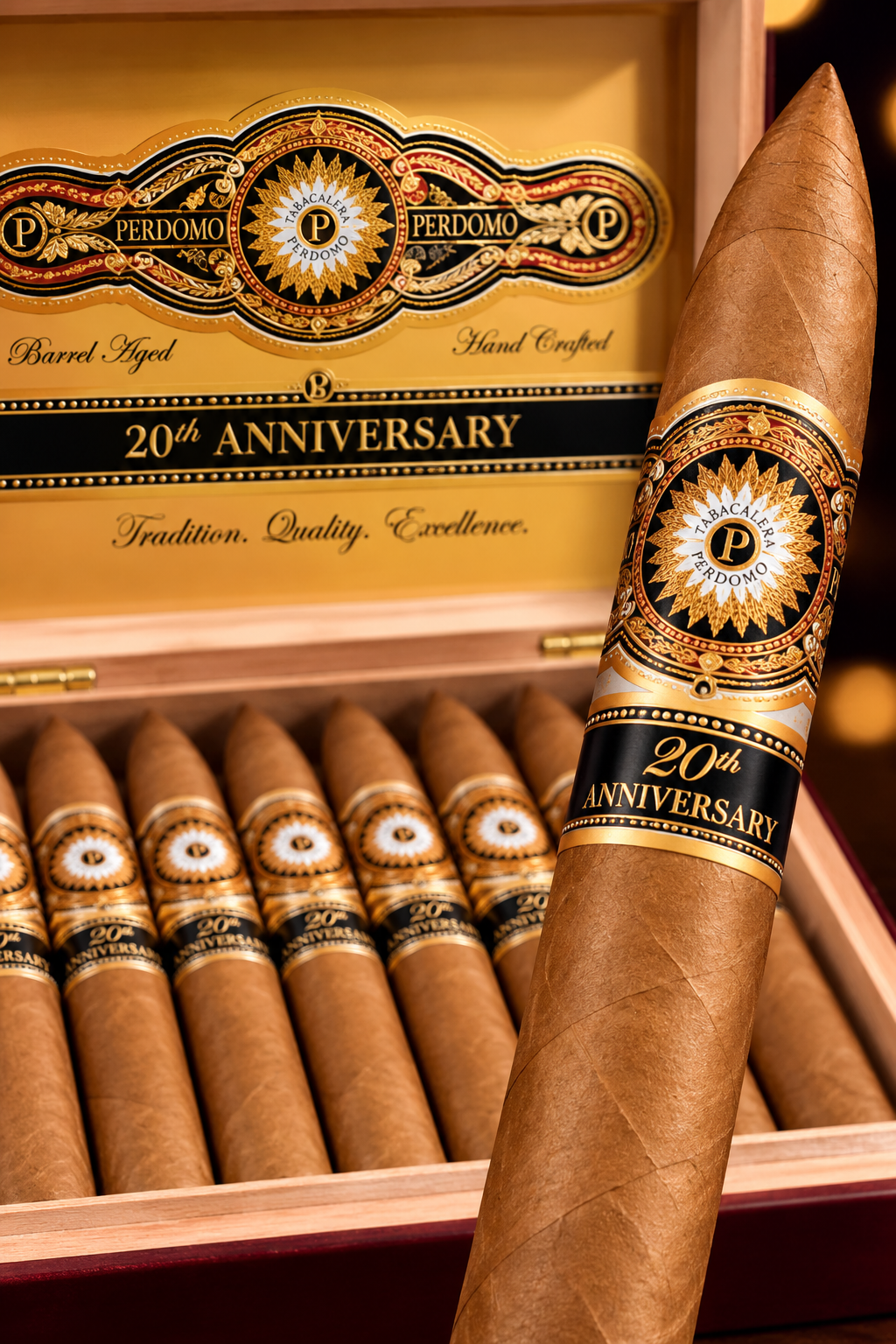 Perdomo Cigars 20th Anniversary Connecticut Torpedo