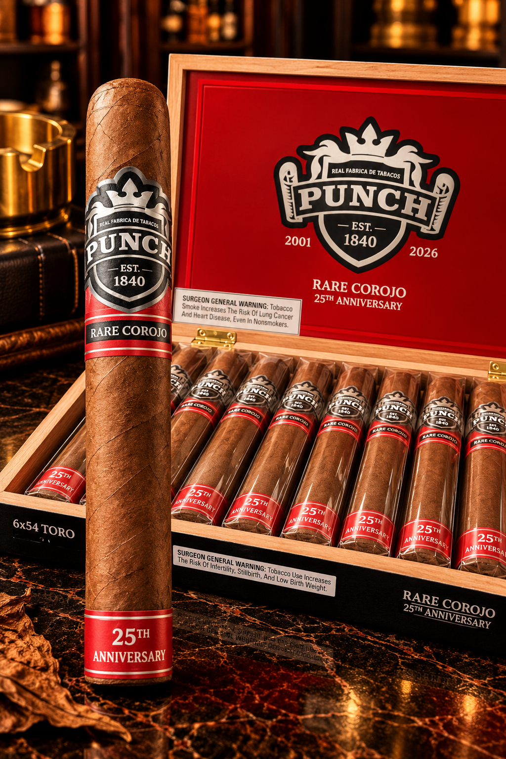 Punch Rare Corojo 25th Anniversary Toro