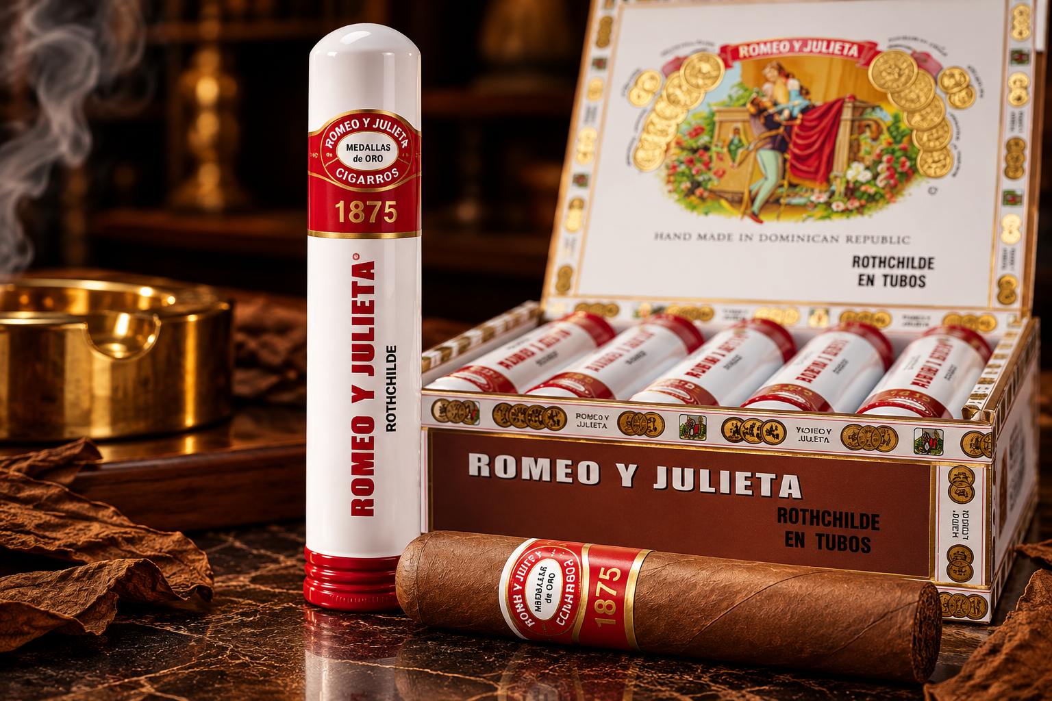 Romeo y Julieta 1875 Rothchilde en Tubo